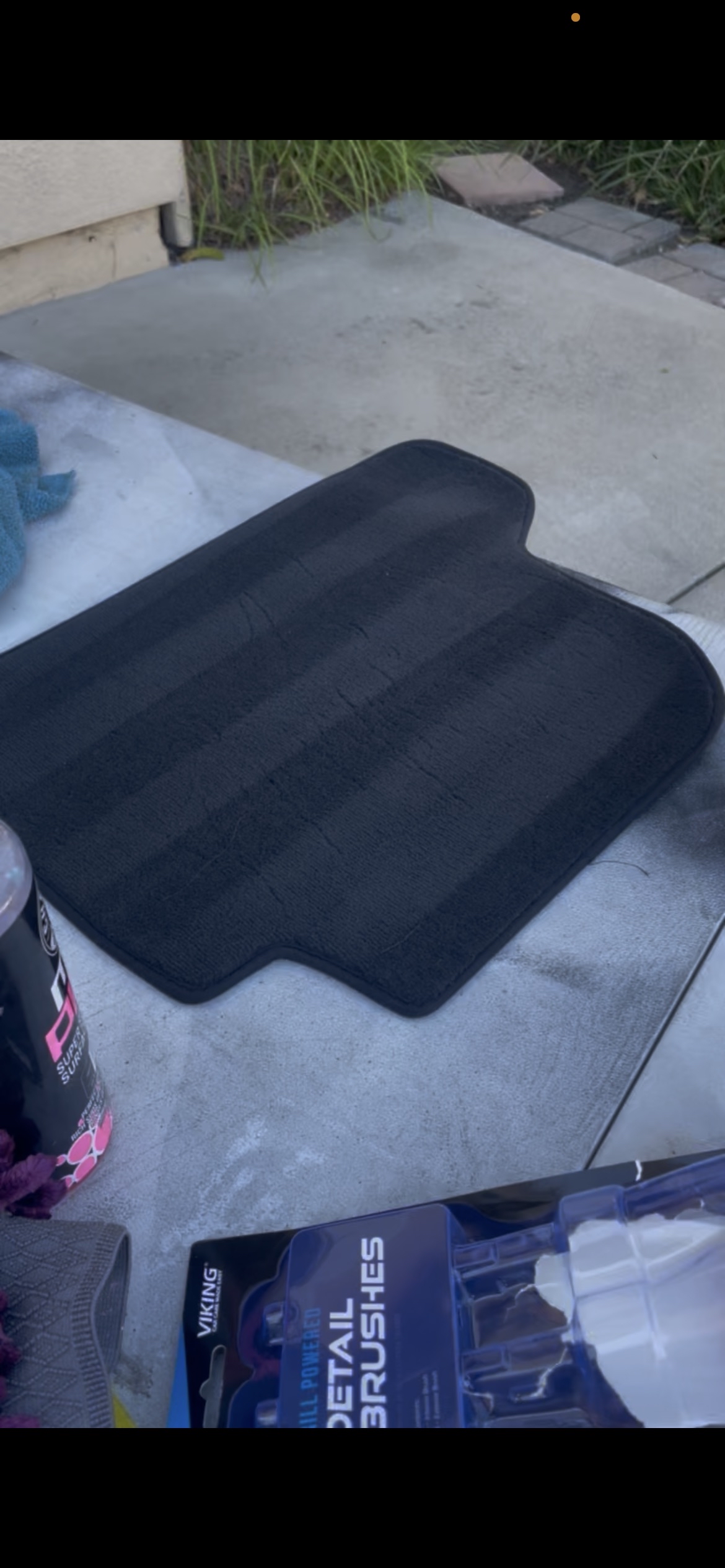 Car detailing work